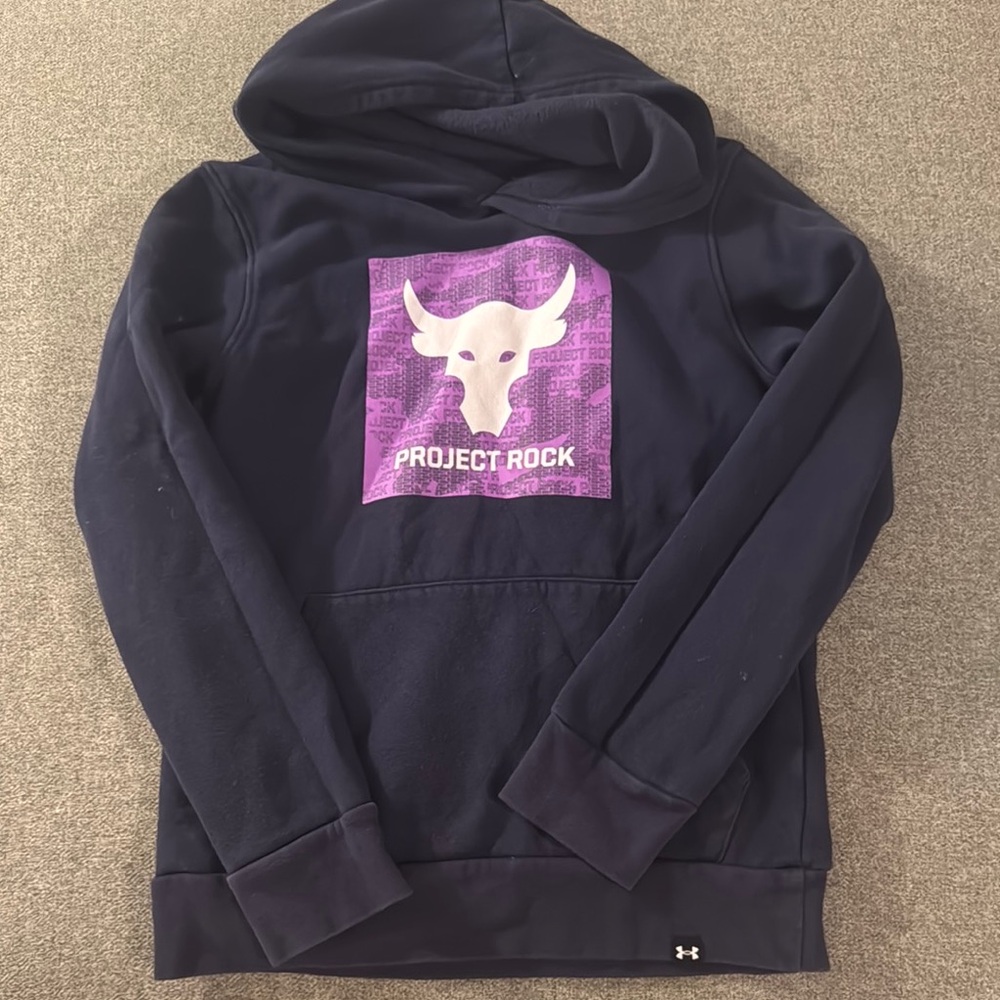 3/$15- Under Armour Project Rock Dark Blue Sweatshirt